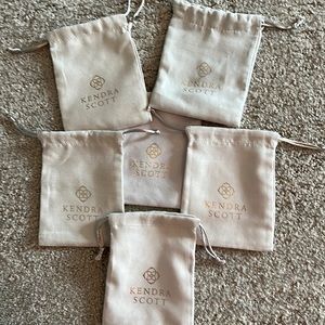 Kendra Scott jewelry pouches - set of 6